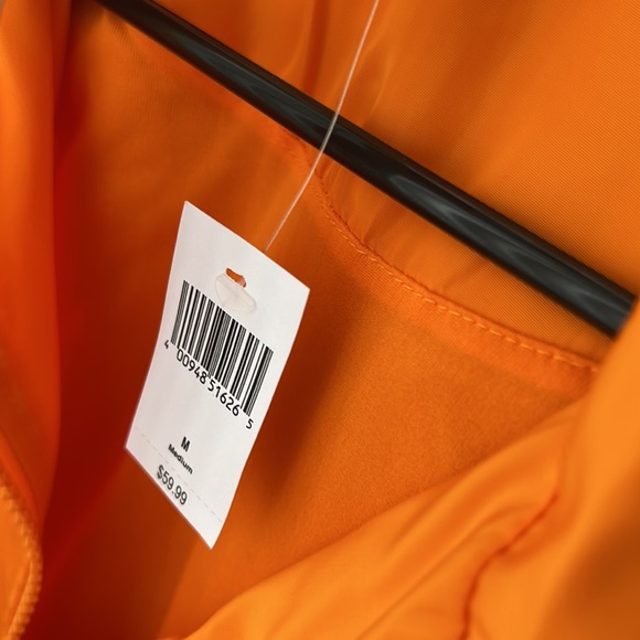 Disney Neon Orange Small Nylon windbreaker Jacket - Picture 6 of 6